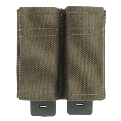 Pistol Magazine Pouch FAST 9mm Single Double MAG Bag Hunting Airsoft Holder With MOLLE Malice Clip KYWI Insert