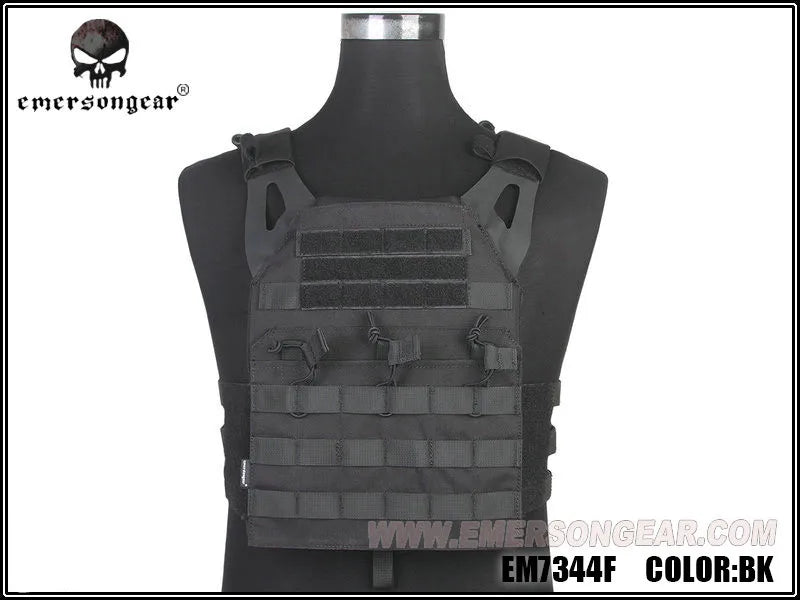 EMERSON Tactical Vest MOLLE JPC Vest Airsoft Paintball Chest Protective Plate Carrier MC Combat Vest + Plates