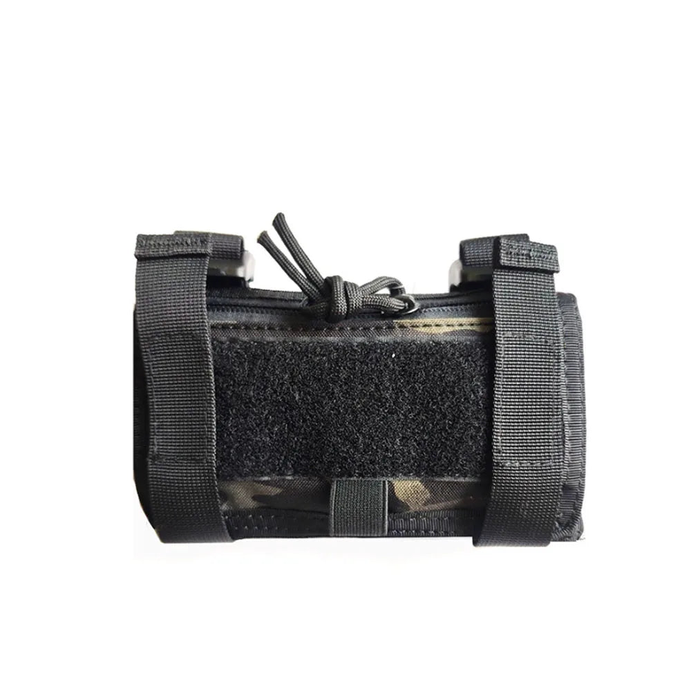 Map Case Tactical Arm Sleeve QB Wristband Tactical Armband Pouch Military Card Holder for Shooting Rescue Field Measurement