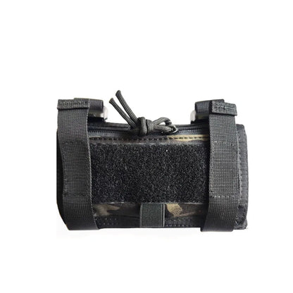 Map Case Tactical Arm Sleeve QB Wristband Tactical Armband Pouch Military Card Holder for Shooting Rescue Field Measurement