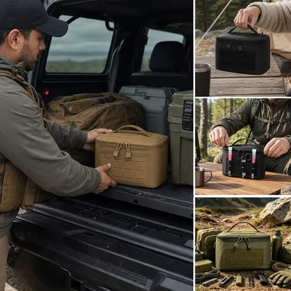 Portable Rifle Cartridge Bag Pistol Ammo Pouches Tactical Ammunition Box Bullet Storage Case for Outdoor Hunting EDC Handbag