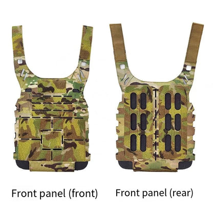 ICEPLATE EXO Tactical Vest Body Laser Cut Front And Rear Panels 500d Equipped With Hunting Combat Accessories