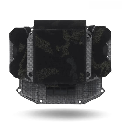 Tactical Concealed Phone Holder with Removable Hook & Loop Panel, Height adjustable Foldable Navigation Board Airsoft