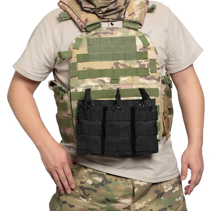 Tactical Molle Single&Double&Triple Magazine Pouches Airsoft AK 7.62 5.56mm M4 Rifle Mag Bag Tactical Gear Hunting Accessories