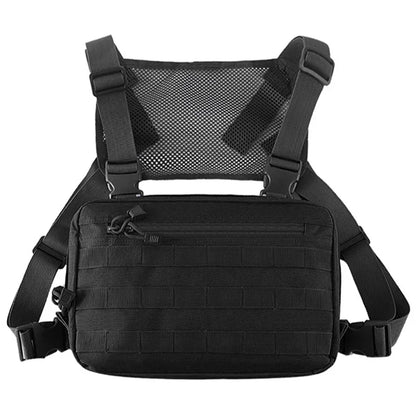 Tactical Vest Recon Kit Bag Casual Function Chest Rig Pack Outdoor Travel Cycling Airsoft Hunting Chest Bags EDC Carry Pouches