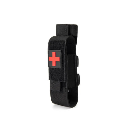 Outdoor Emergency Tourniquet Nylon Tactical Cat First Aid Tourniquet Pouch  Outdoor Hunting Knife Holster Medical Scissor Packs