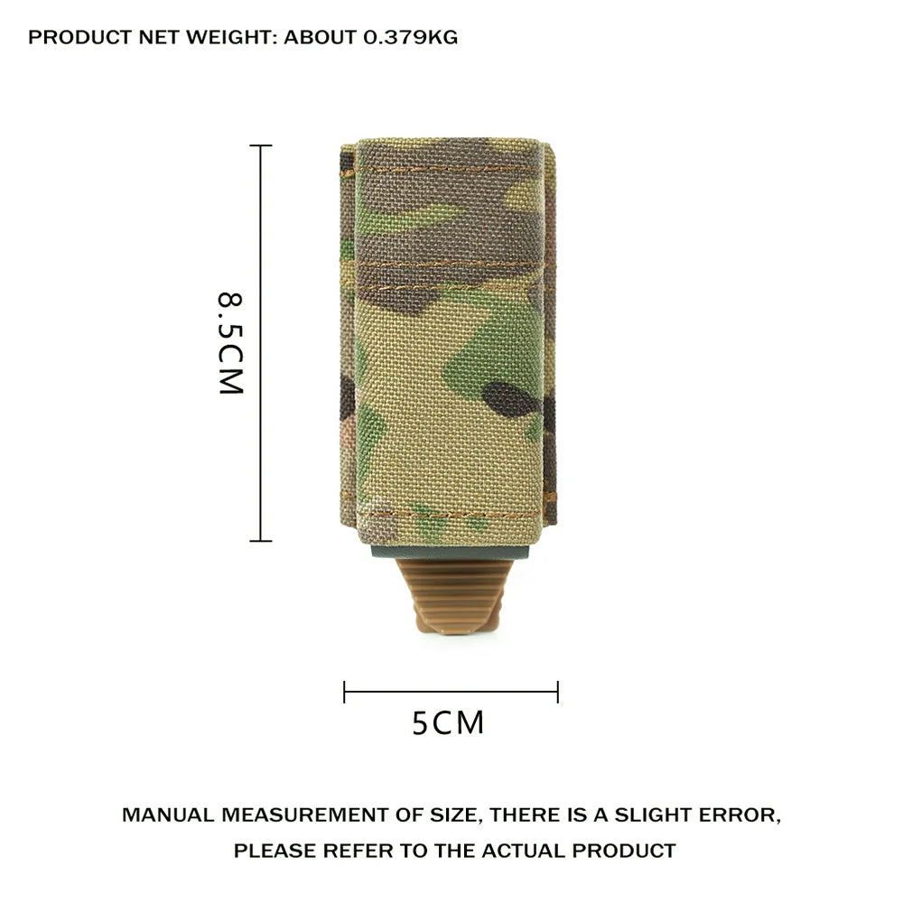 FAST 9MM Pistol Single/Double Magazine Pouch MOLLE Mag Pouch with Quick Release Kydex Insert for  M9 P226 HK USP
