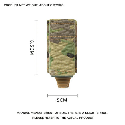 FAST 9MM Pistol Single/Double Magazine Pouch MOLLE Mag Pouch with Quick Release Kydex Insert for  M9 P226 HK USP