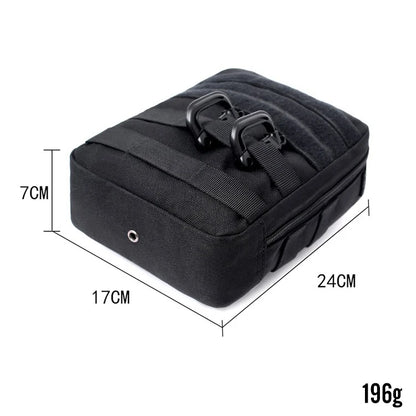 MOLLE Tactical EDC Pouch 600D Nylon Water Resistant Utility Organizer Bag for Outdoor Hiking Camping Hunting