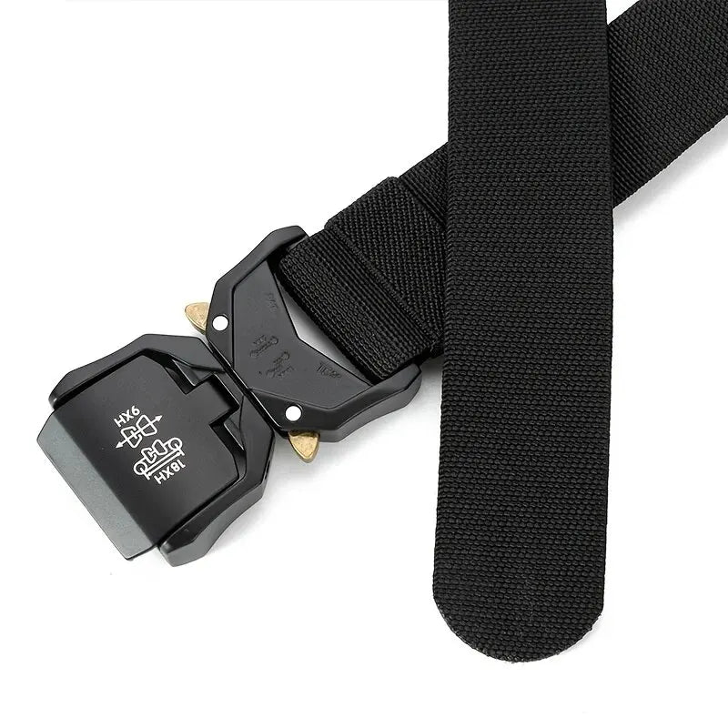 2026 New Tactical Belt Buckle Quick Release Elastic Belt Casual Tooling Training Belt Men's Trousers Belt