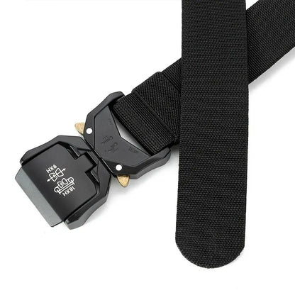 2026 New Tactical Belt Buckle Quick Release Elastic Belt Casual Tooling Training Belt Men's Trousers Belt