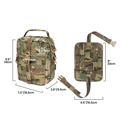 Spanker Multifunctional Medical First Aid Bag Molle EDC Pouch Tactical Portable Emergency Kit Hunting Vest Accessories Bag