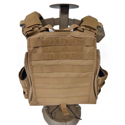 AVS MBAV Tactical Plate Carrier MOLLE Airsoft Hunting Training Combat Vest with Adaptive Comfortable Modular Quick ReleaseSystem