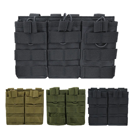 Single/Double/Three Mole Magazine Bag Air Gun AK 7.62 5.56mm M4 AR 15 Long Gun Magazine Bag Tactical Hunting Accessories