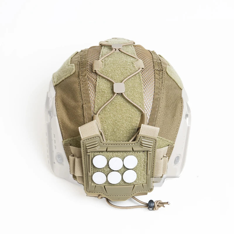 FMA Tactical Maritime Helmet Cover Multifunctional Battery Holder Balanced Pouch Bag BK/DE/MC