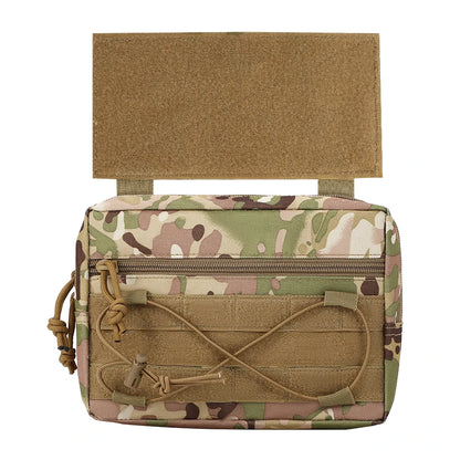 Tactical Magic Hook&Loop Expansion Accessory Pack Multi Functional EDC Storage Misc Bag MOLLE Pouch for Chest Rig Hunting