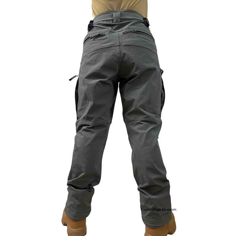 Reproduction Of UF GEN3 P40 Outdoor Grey Tactical Pants 200D Orange Peel Nylon Outdoor Durable Waterproof Hiking Soft Shell Pant
