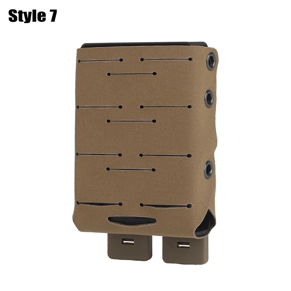 OPHIDIANTAC 5.56/7.62/9mm/AR15/M4 Mag Bag Molle System Lightweight Storage Bag Waistcoat Accessory Pack for hunting gear