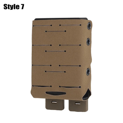OPHIDIANTAC 5.56/7.62/9mm/AR15/M4 Mag Bag Molle System Lightweight Storage Bag Waistcoat Accessory Pack for hunting gear