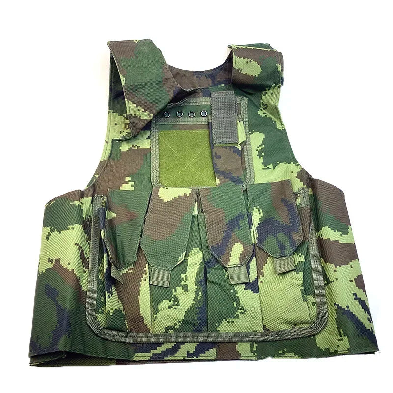 Tactical Kids Airsoft Vest Children Combat Outdoor CS Vests Paintball Camouflage Waistcoat Shooting Protect Gear Sniper Uniform