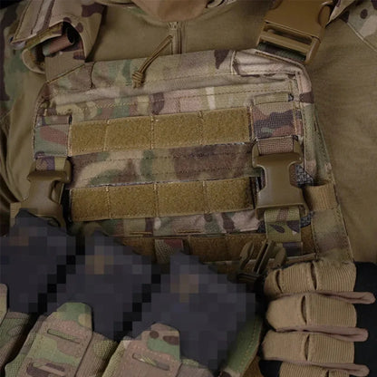 Tactical AVS Adaptive Vest Placard Advanced Hunting MOLLE NAV Front Panel Carrier Quick Add-on AVP Plate Adapter QASM Buckle
