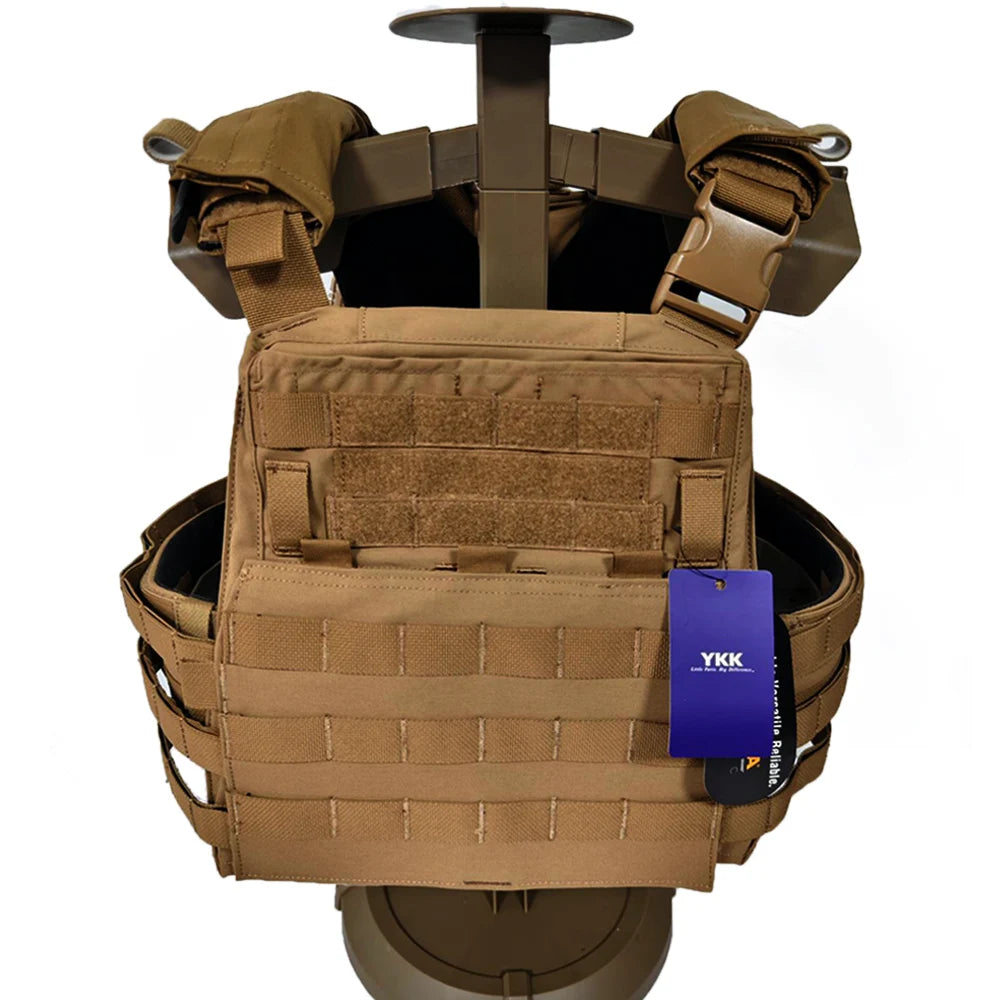 AVS MBAV Tactical Plate Carrier MOLLE Airsoft Hunting Training Combat Vest with Adaptive Comfortable Modular Quick ReleaseSystem