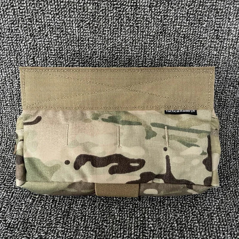 Tactical MK3 MK4 Vest Chest Hanging Pouch Airsoft Vest Abdominal Drop Pouch Gear Multicam Mini Storage Bag Accessories