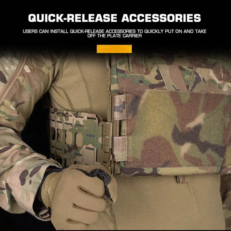 Lightweight Girdle Hunting Vest Chest Rig Sturdy No Deformation MOLLE Belt for K series Plate Carrier Airsoft Hunting Gear