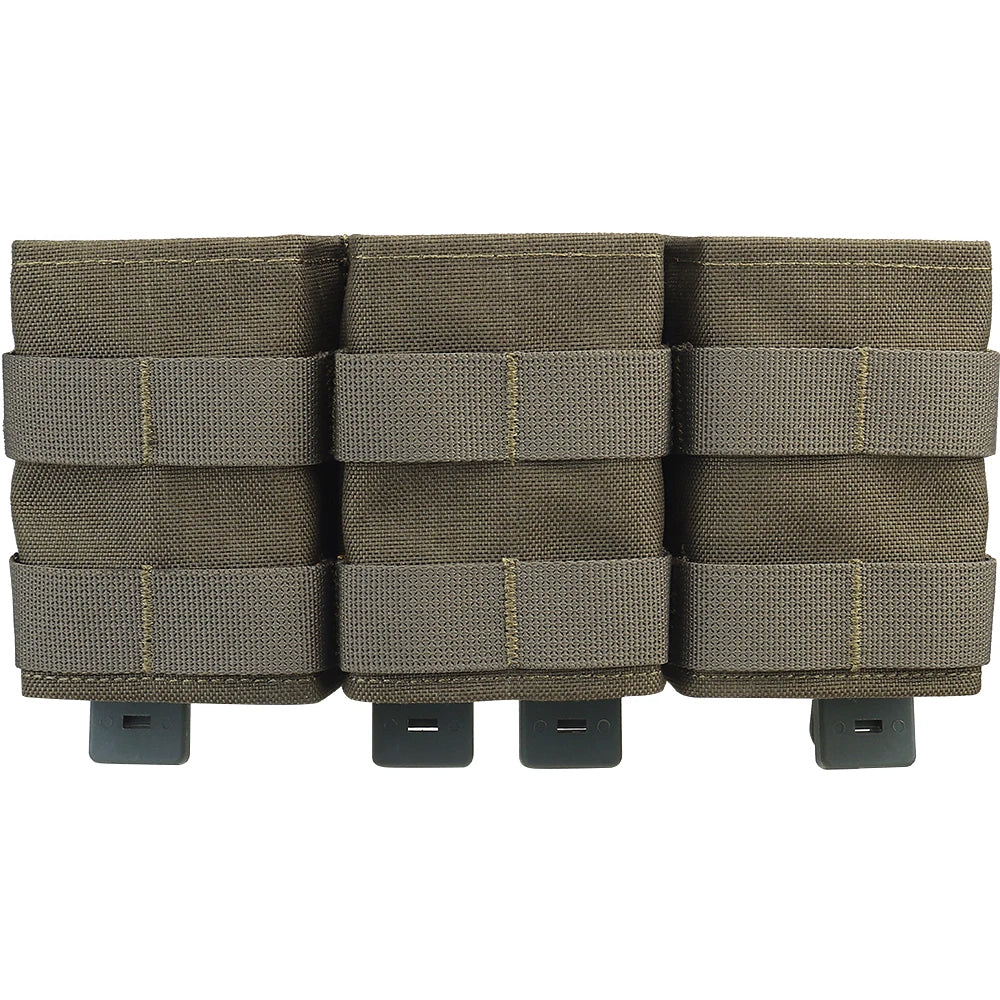 Tactical Molle 7.62 Triple Magazine Pouch Medium Open Top KYWI Kydex Wedge Insert Mag Pouch Holder Hunting Accessories