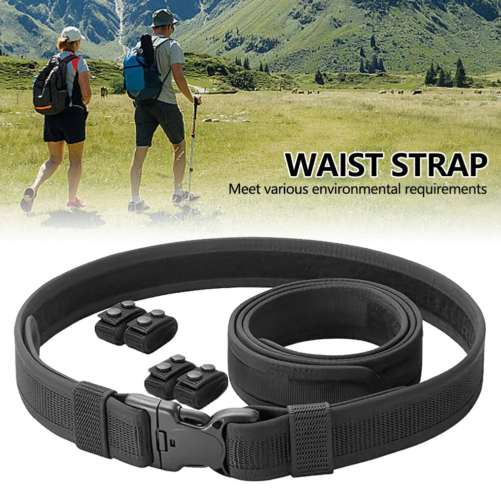 1Pc Tactical Waist Belt Magic Training Belt Thickened and Hardened Outer Waistband Belt for Men and Women Outdoor Sports