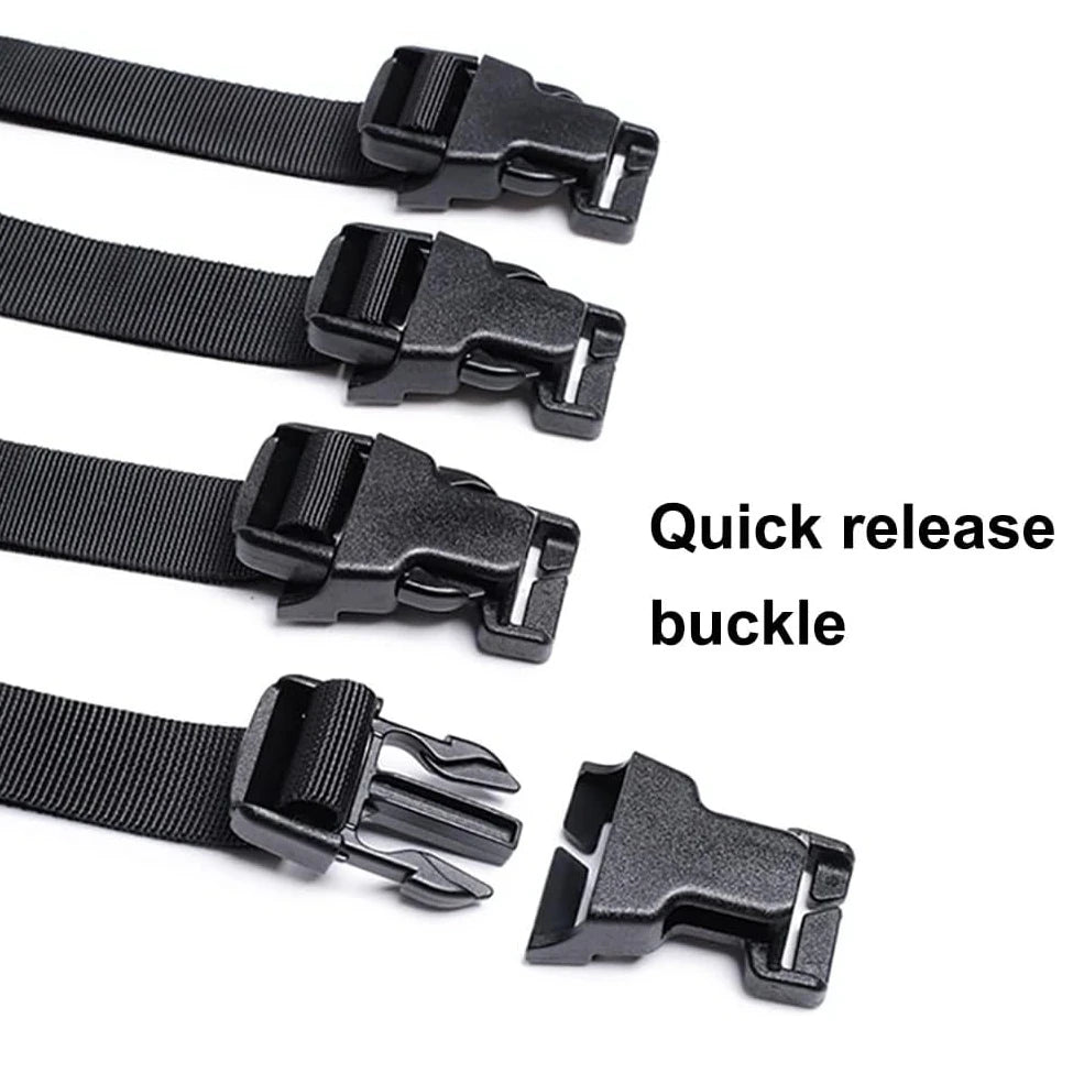 4PCS Tactical Rush Tier System Portable Molle Backpack Straps Fixing Band for Backpack Luggage Camping Hiking Mountaineering