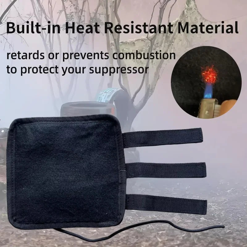 Fire Resistant Protective Sleeve, 1000D Oxford Cloth with Fiberglass and Fire-Resistant Cotton, for Outdoor Hunting Use
