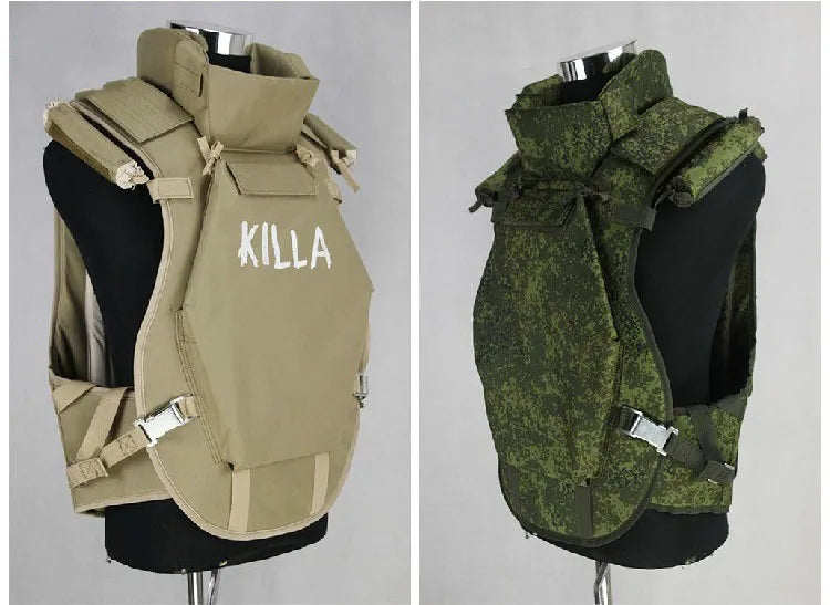  Replica Russian Tactical 6B13 MOLLE Tactical Vest Killa Combat Vest / EMR Neck Shoulder Lower Body Protector Vest For Cosplay