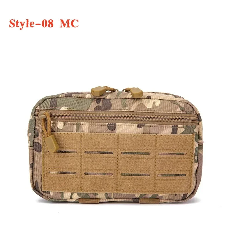 IFAK EDC Bag Tactical Molle Admin Pouch Waist Bag Hunting Vest Emergency Tool Kit Outdoor First Aid Kit Camping Survival Bag