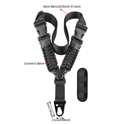 1Pc Airsoft Guns Sling 1 Point Strap Sport Sling Shoulder Strap Practical Nylon Sling Adjustable Outdoors Sport Tactical Harness