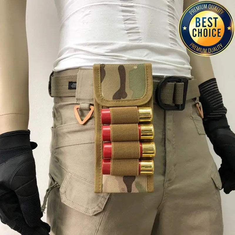 Tactical 16 Round Ammunition Holder 12G Shotgun Molle Bag Magazine Refresh Bullet Combat Bag Hunting Shooting Shell Shell Bag