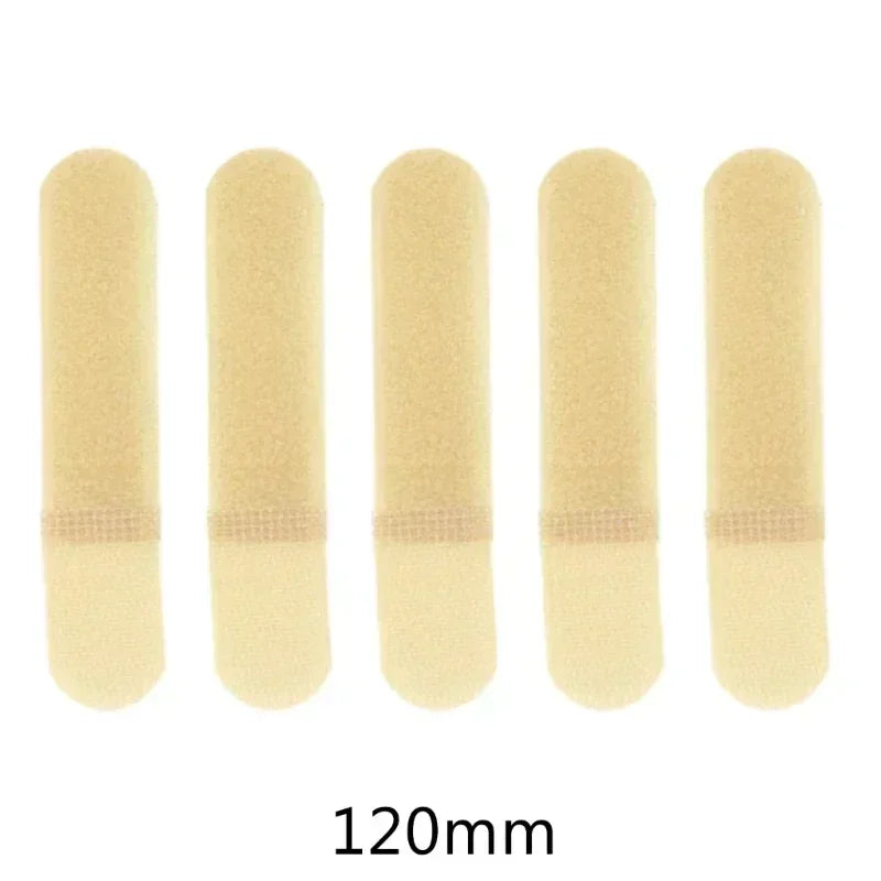 Tactical Nylon Straps Cable Ties Strap 5PCS Webbing Organizer Fix Hook Loop Grip Wrapping Cord Reusable Backpack Velcro Zip Ties