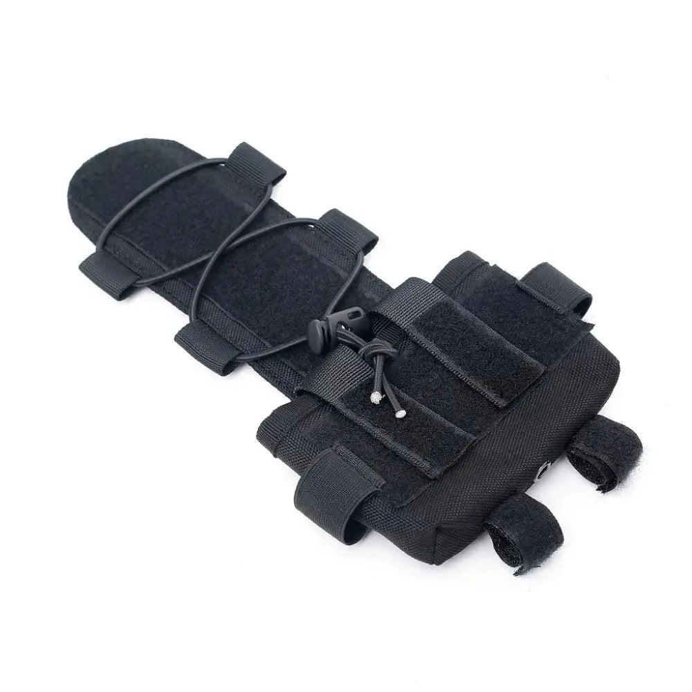 Tactical Helmet Battery Pouch MK2 - NVG Counterweight Pack with Hook & Loop, Molle-Compatible Airsoft, Durable Nylon Organizer