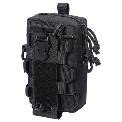 Molle EDC Belt Pouch Water Bottle Bag Kettle Carrier Outdoor Hunting Sports Phone Holder Camping Hiking Organizer Waist Pack Bag
