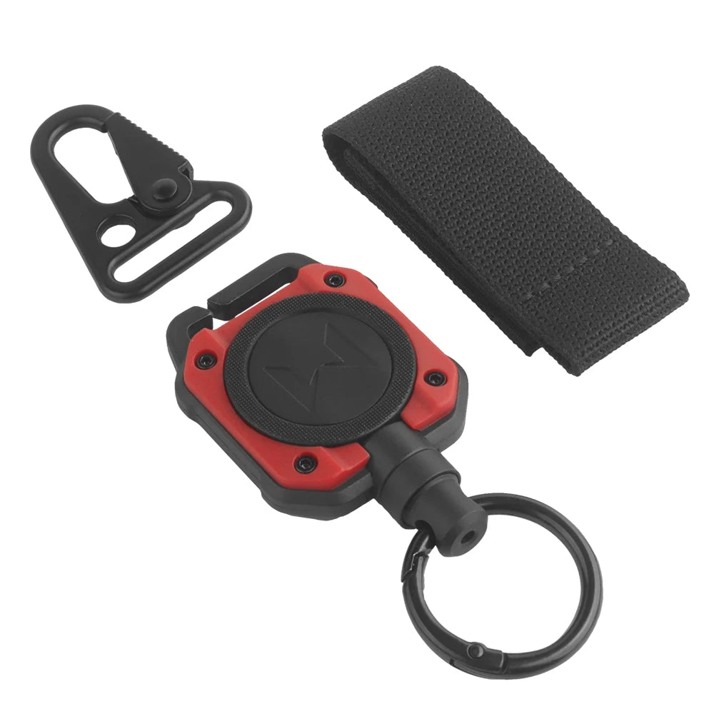 Tactical Multifunctional Retractable Rope Lightweight & Portable Hunting Airsoft Training Gear Battle Belt Plate Carrier