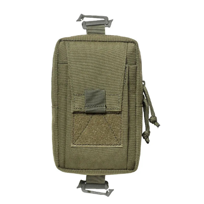 Molle Backpack Strap Bag Phone Holder Outdoor Sports Running Camping Hiking Hunting Accessories Organizer EDC Tool Waist Pouch