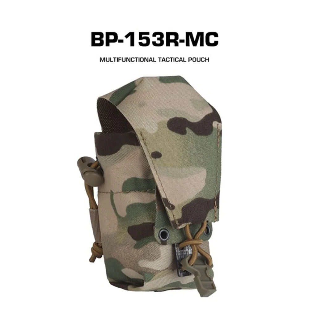 Tactical Vest Molle Silent Flash Bang Pouch Bag Multifunctional Pouch Flip Sundries Bag Outdoor