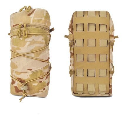 Multicam GP Pouch Tactical Molle Vertical 12X5 Storage Bag Airsoft Hunting Vest Plate Carrier Back Panel Pouch Equipment