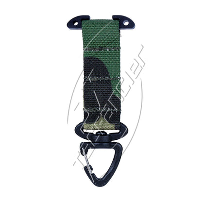 Tactical Molle Clip Swivel Triangle Plastic Snap Hook Tee Mount Hanging Carabiner Glove Holder Battle Belt Hunting Accessories