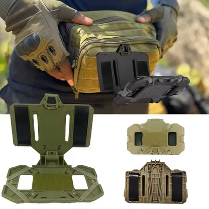Tactical MOLLE Admin Panel Foldable Phone GPS Holder Chest Rig Vest Accessory For Hunting Airsoft Outdoor