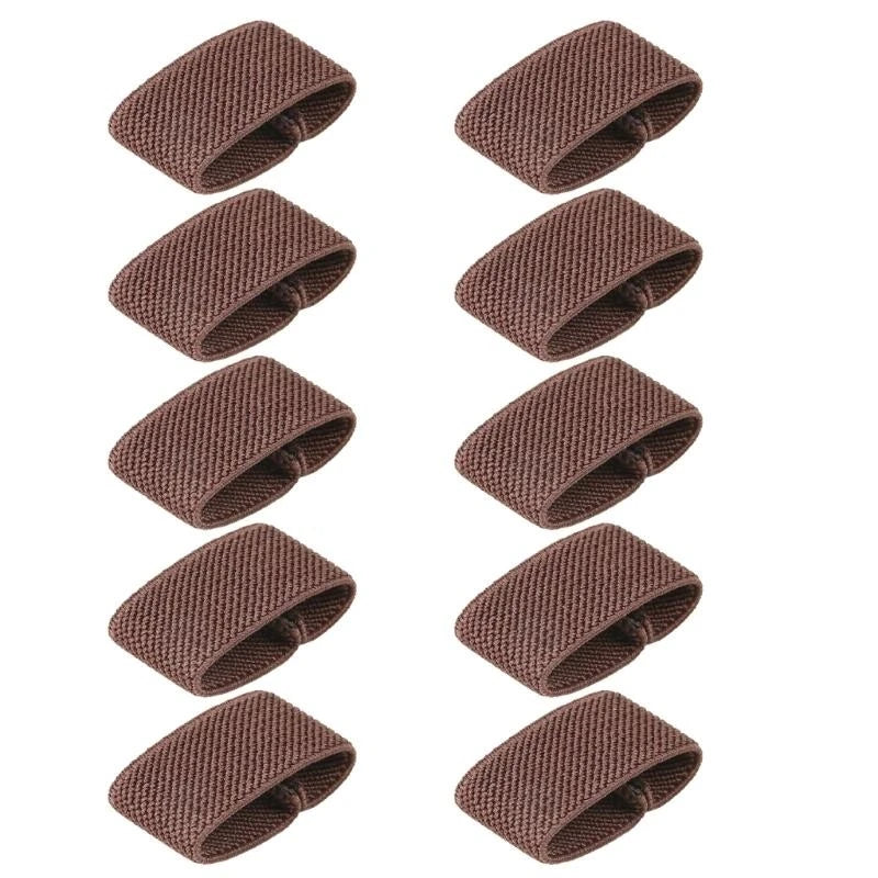 10 Pcs Elastic Belt Loop Keepers Nylon Belt Loop Backpack Strap Holder Retainers Band Tactically Belt Holder Band