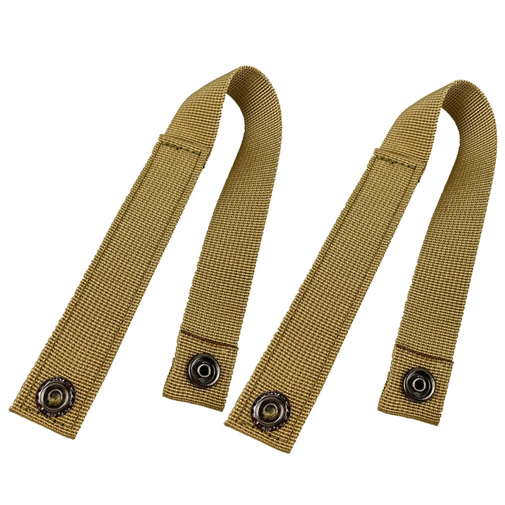 Outdoor Molle Straps Tactical Bag Nylon Strap Webbing Vest Attachment Snap Buckle Molle Webbing Straps Backpack Accessories