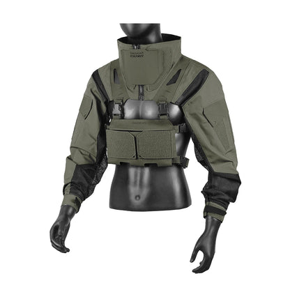 DMGear Original Tactical Combat Jacket Long Sleeve With Mag Pouch Camouflage Clothing Breathable Comfortable Hunting Camping