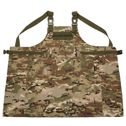 Tactical Vest Apron Combat Gear Multi-pocket Apron Unisex Sleeveless Technician Mechanic Camouflage Apron