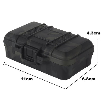 Tactical Camo Storage Box Valuable Item Hard Safety Case Multi Functional Tool Protection Boxs With Pre-cut Sponge Can Lockable